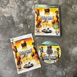 Saints Row 2 Xbox 360 Platinum Hits Complete CIB Tested